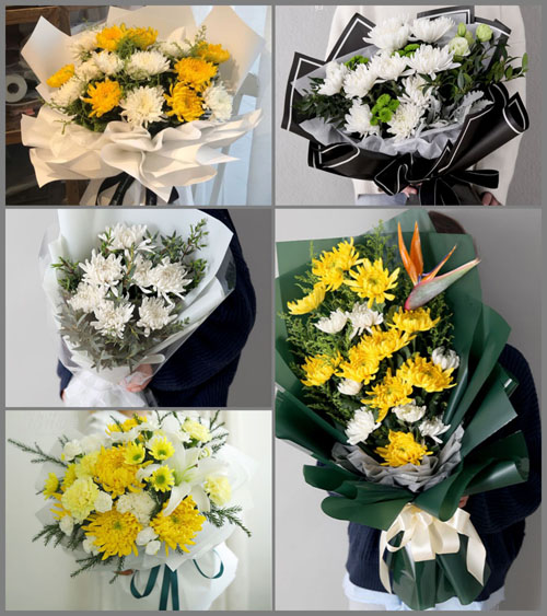 贵州贵阳息烽县小寨坝镇南桥村白事花束代送